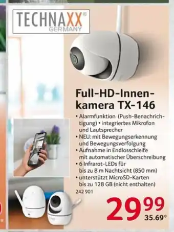 Selgros Technaxx FullHD Innenkamera | TX-146 Angebot