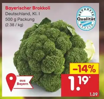 Netto Marken-Discount Bayerischer Brokkoli 500g Angebot