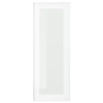 IKEA Hejsta vitrinentür weiß/klarglas 30x80 cm Angebot