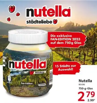 Selgros Nutella 750 g Angebot