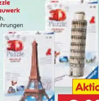 Netto Marken-Discount 3d puzzle minibauwerk Angebot