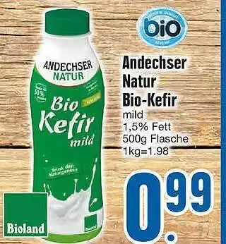 Edeka Andechser Natur Bio-Kefir Angebot