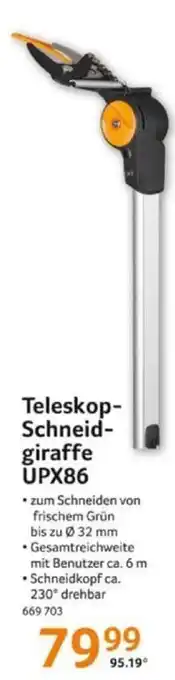 Selgros Fiskars Teleskop-Schneidgiraffe UPX86 Angebot