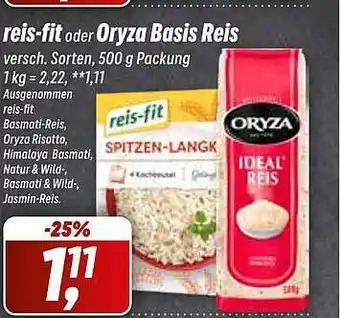 Simmel Reis-fit oder oryza basis reis Angebot