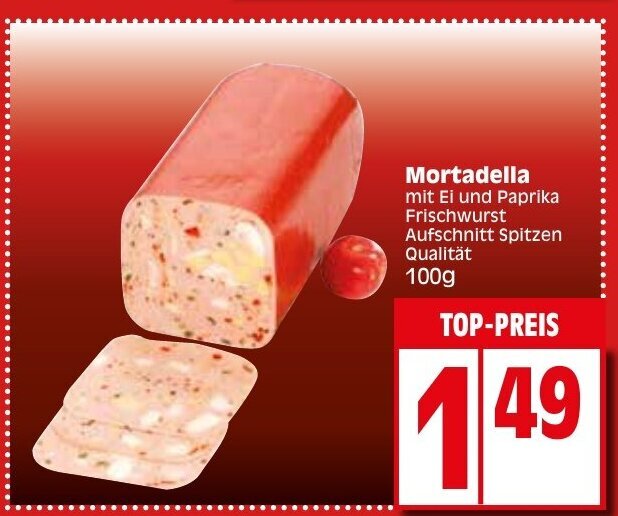 Mortadella 100 g Angebot bei Elli Markt