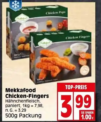 Elli Markt Mekkafood Chicken-Fingers 500 g Angebot