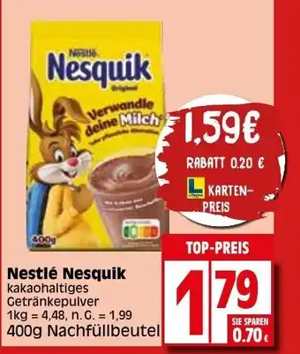 Elli Markt Nestle Nesquik 400g Angebot