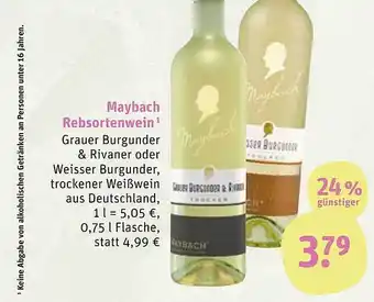 tegut Maybach rebsortenwein Angebot