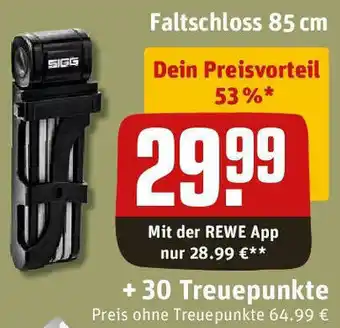 REWE Faltschloss 85 cm Angebot