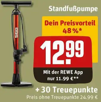 REWE Standfußpumpe Angebot