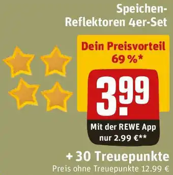 REWE Speichen Reflektoren 4er Set Angebot