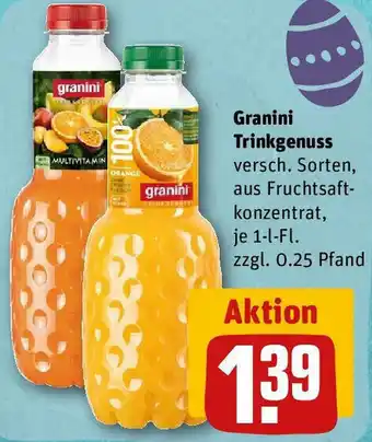 REWE Granini Trinkgenuss 1 L-Fl. Angebot