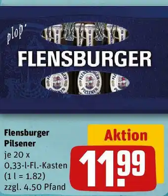 REWE Flensburger Pilsener 20x0,33 L-Fl. Kasten Angebot