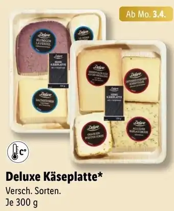 Lidl Deluxe Käseplatte 300 g Angebot