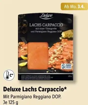 Lidl Deluxe Lachs Carpaccio 125 g Angebot