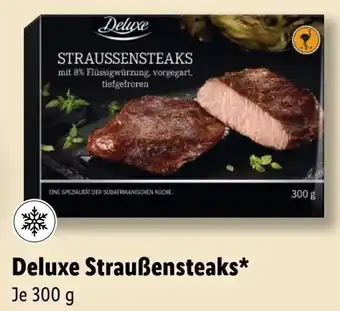 Lidl Deluxe Straußensteaks 300 g Angebot