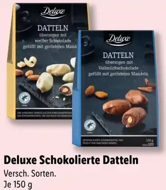 Lidl Deluxe Schokolierte Datteln 150 g Angebot