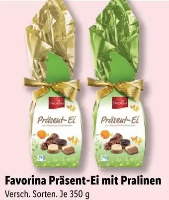 Lidl Favorina Präsent-Ei mit Pralinen 350 g Angebot