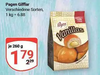 Globus Pagen gifflar verschiedene sorten Angebot