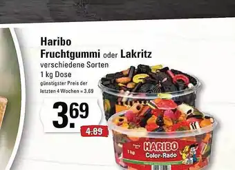 Edeka Frischemarkt Haribo fruchtgummi oder lakritz Angebot