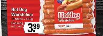 Edeka Frischemarkt Hot dog würstchen Angebot