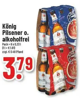 trinkgut König pilsener o. alkoholfrei Angebot