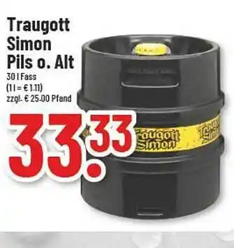 trinkgut Traugott simon pils o. alt Angebot