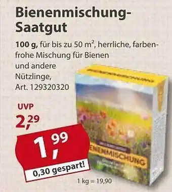 Sonderpreis Baumarkt Bienenmischung saatgut Angebot