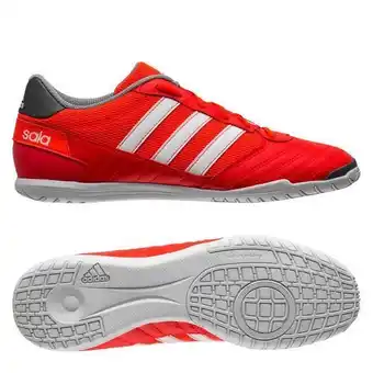 Unisport Adidas super sala ic - rot/weiß/silber Angebot