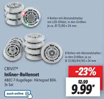 Lidl Crivit Inliner Rollenset Angebot