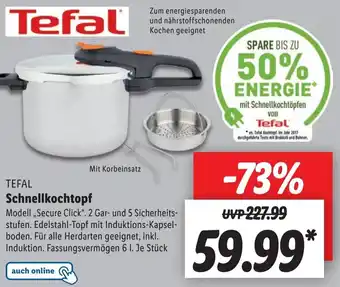 Lidl Tefal Schnellkochtopf Secure Click 2 Angebot