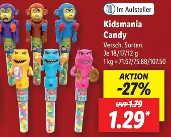 Lidl Kidsmania Candy 18/17/12 g Angebot