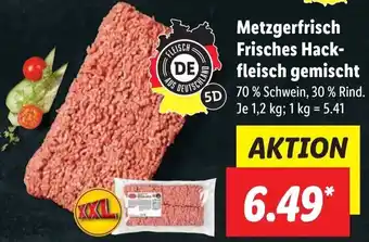 Lidl Metzgerfrisch Frisches Hackfleisch gemischt 1,2 kg Angebot