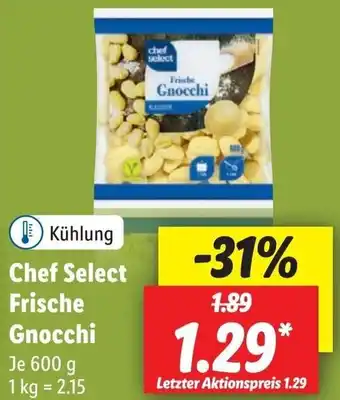 Lidl Chef Select Frische Gnocchi 600 g Angebot