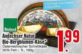 Edeka Andechser Natur Bio-Bergblumen-Käse Angebot