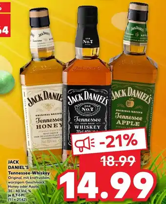 Kaufland Jack Daniel's Tennessee Whiskey 0,7 L Angebot