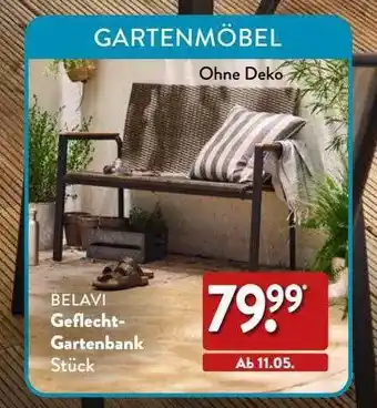 Aldi Nord Belavi geflecht-gartenbank stück Angebot