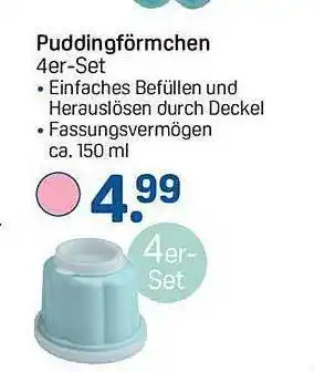 Rossmann Puddingförmchen Angebot