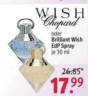 Rossmann Wish chopard oder brilliant wish edp spray Angebot