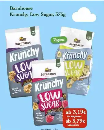 LPG Biomarkt Barnhouse krunchy low sugar Angebot