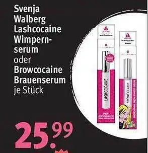 Rossmann Svenja walberg lashcocaine wimpern oder browcocaine brauernserum Angebot