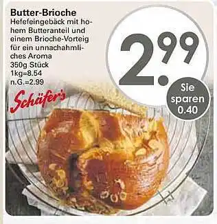 WEZ Schäfer's butter-brioche Angebot