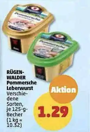 PENNY Rügenwalder mühle pommersche leberwurst Angebot