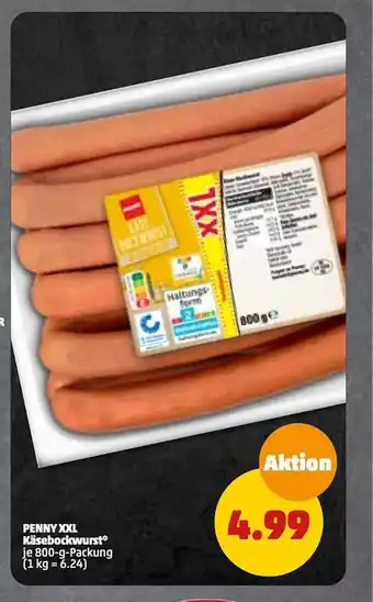 PENNY Penny xxl käsebockwurst Angebot