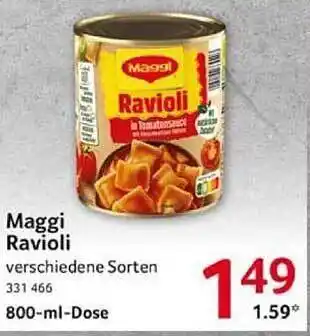 Selgros Maggi ravioli Angebot