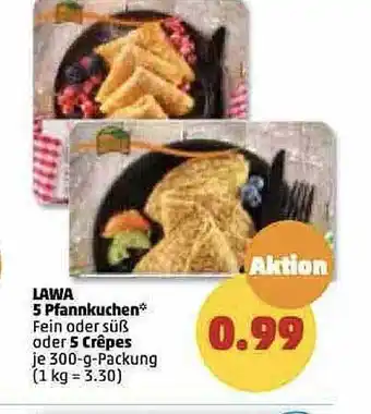 PENNY Lawa 5 pfannkuchen oder 5 crêpes Angebot