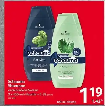 Selgros Schauma shampoo Angebot