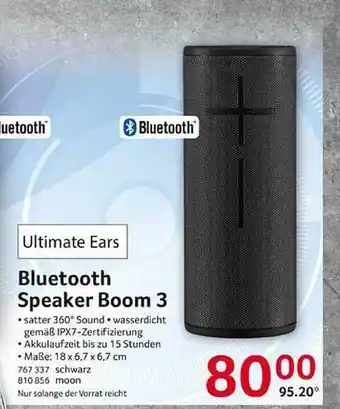 Selgros Bluetooth speaker boom 3 Angebot