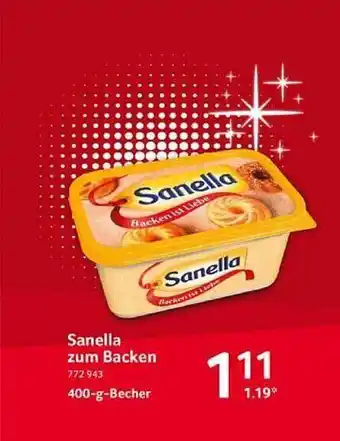 Selgros Sanella zum backen Angebot