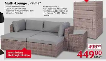 Selgros Multi-lounge „palma“ Angebot